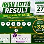 jackpot joy irish lottery results